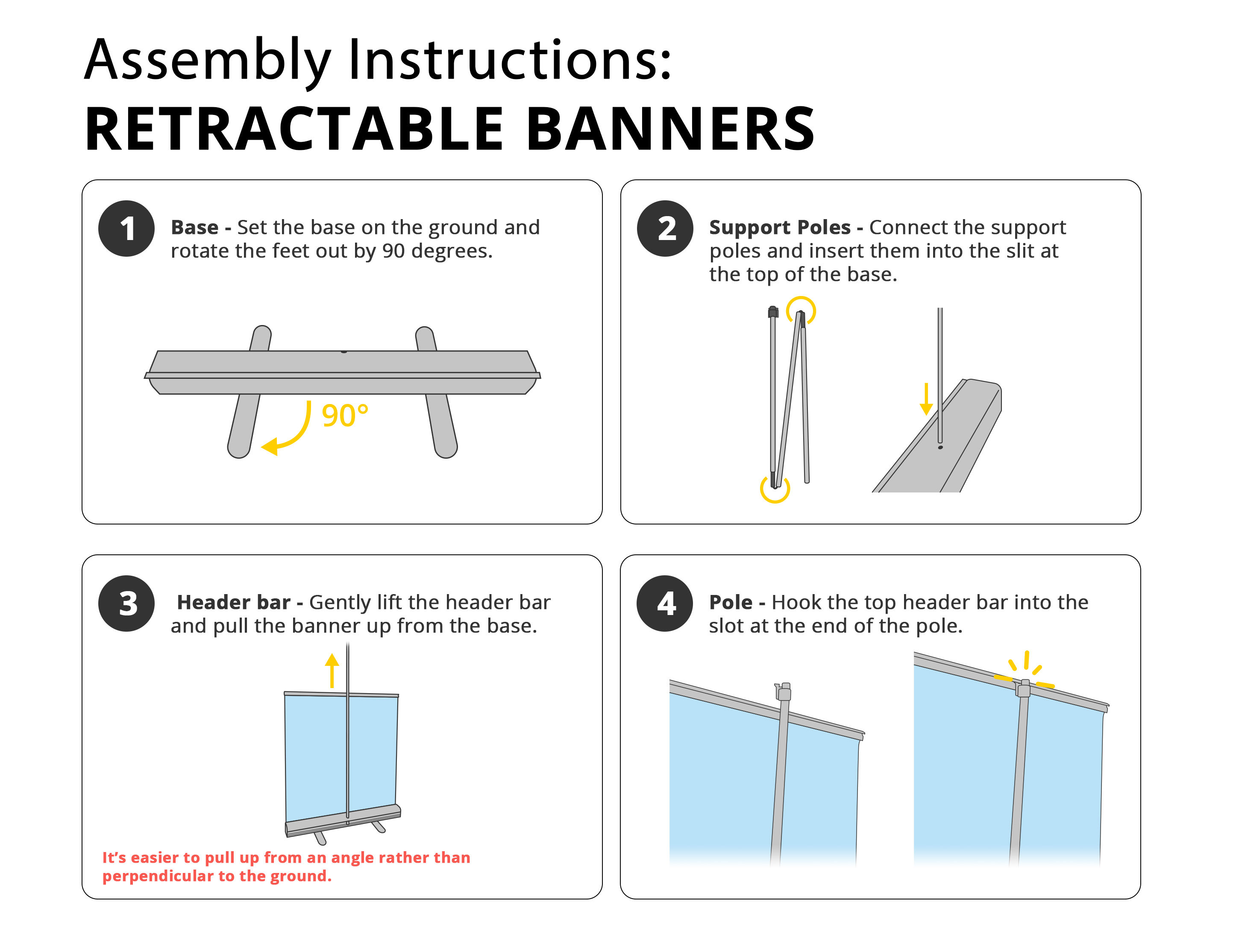 Retractable Banner Printing Guide